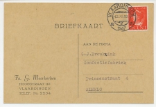 Firma briefkaart Vlaardingen 1947