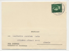 Firma briefkaart Wageningen 1948 