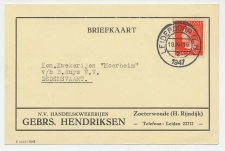 Firma briefkaart Zoeterwoude 1947 - Kwekerij