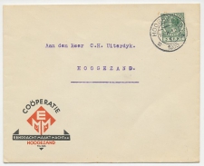 Firma envelop Hoogezand 1935 - Cooperatie