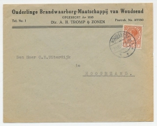 Firma envelop Woudsend 1938 - Verzekering