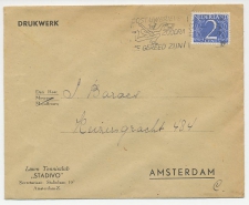 Envelop Amsterdam 1949 - Lawn Tennisclub