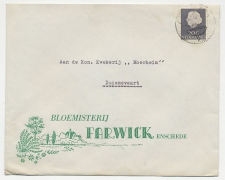 Firma envelop Enschede 1967 - Bloemisterij