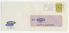 Firma envelop Amsterdam 1966 - SABENA / Belgian Airlines