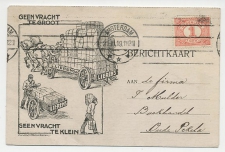 Berichtkaart en Antwoordkaart Amsterdam 1919 - Vrachtvervoer 