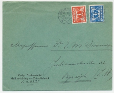 Firma envelop ( met inhoud ) Arnhem 1939 - Zuivelfabriek