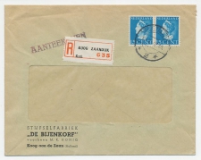 Firma envelop Koog Zaandijk 1947 - Bijenkorf / Stijfselfabriek