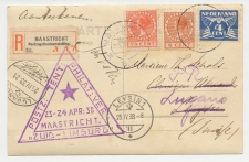 Aangetekend Maastricht 1938 - Postzegeltentoonstelling