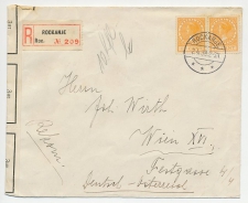 Em. Veth Aangetekend Rockanje - Oostenrijk 1938