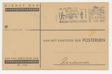 Dienst Rijkspostspaarbank Amsterdam 1943 - Verbod op betaling 
