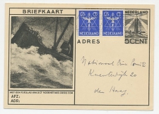 Briefkaart G. 234 / Bijfrankering t.b.v. Radioprijsvraag  