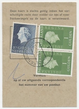 Em. Juliana Postbuskaartje Valkenburg 1971