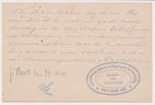 Briefkaart Amsterdam 1882 - Tentoonstelling 1883 - Hectografisch