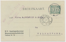 Firma briefkaart Appingedam 1911 - Bronsmotorenfabriek