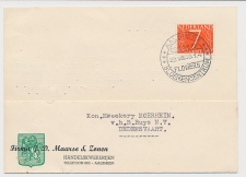 Firma briefkaart Aalsmeer 1956 - Kwekerij