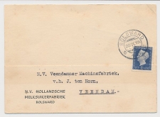 Firma briefkaart Bolsward 1949 - Melksuikerfabriek