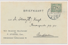 Firma briefkaart Deventer 1913 - Houthandel 