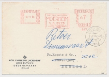 Firma briefkaart Dedemsvaart 1956 - Kwekerij