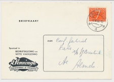 Firma briefkaart Franeker 1956 - Kleding