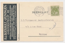 Firma briefkaart Groningen 1918 -Artikelen voor motoren - Smeden