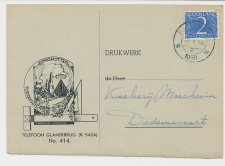 Firma briefkaart Enschede 1950 - Tuinarchitectuur