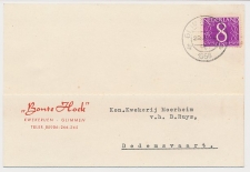 Firma briefkaart Glimmen 1958 - Kwekerij