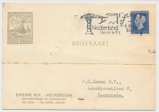 Firma briefkaart Hilversum 1948 - IJzergieterij - Lichtboei 