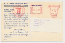 Firma briefkaart Hillegom 1967 - Bloembollenkwekerij