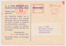 Firma briefkaart Hillegom 1969 - Bloembollenkwekerij