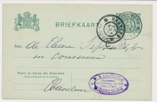 Firma briefkaart Middelburg 1905 - Banketbakker - Eetwaren