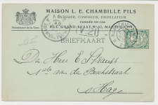 Firma briefkaart Maastricht 1905 - Banketbakker - Distilleerder