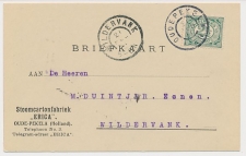 Firma briefkaart Oude Pekela 1911 - Stoomcartonfabriek