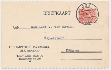 Firma briefkaart Oss 1928 - Hartog s Fabrieken