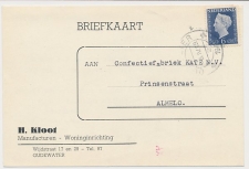 Firma briefkaart Oudewater 1949 - Manufacturen