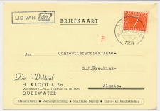 Firma briefkaart Oudewater 1954 - Manufacturen - Kleding