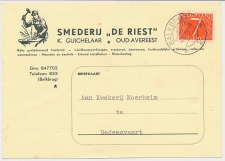 Firma briefkaart Oud Avereest 1956 - Smederij - Smid