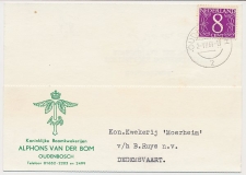 Firma briefkaart Oudenbosch 1964 - Boomkwekerij