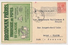 Firma briefkaart Rotterdam - Pijpenfabriek 