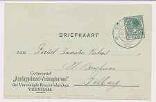 Firma briefkaart Veendam 1932 - Aardappelmeel Verkkopbureau