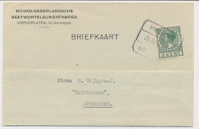 Firma briefkaart Vierverlaten 1926 - Beetwortelsuikerfabriek