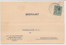 Firma briefkaart Velsen 1936 - Plaatwellerij