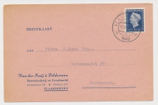 Firma briefkaart Vlaardingen 1949 - Borstelmakerij