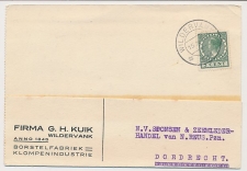 Firma briefkaart Wildervank 1934 - Borstel - Klompen