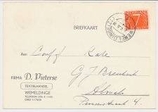 Firma briefkaart Wemeldinge 1955 - Textielhandel