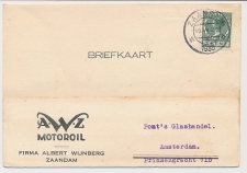 Firma briefkaart Zaandam 1935 - Motoroil - Olie - Carbid