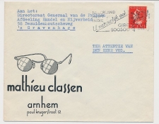 Firma envelop Arnhem 1946 - Bril