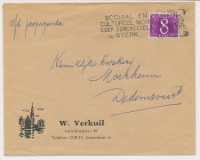 Firma envelop Amsterdam 1965 - Kerk