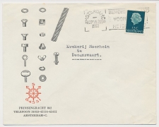 Firma envelop Amsterdam 1960 - Moeren - Bouten - Veren