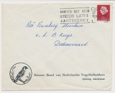 Firma envelop Amsterdam 1965 - Bond van Vogelliefhebbers