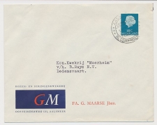 Firma envelop Aalsmeer 1965 - Rozen - Seringenkwekerij